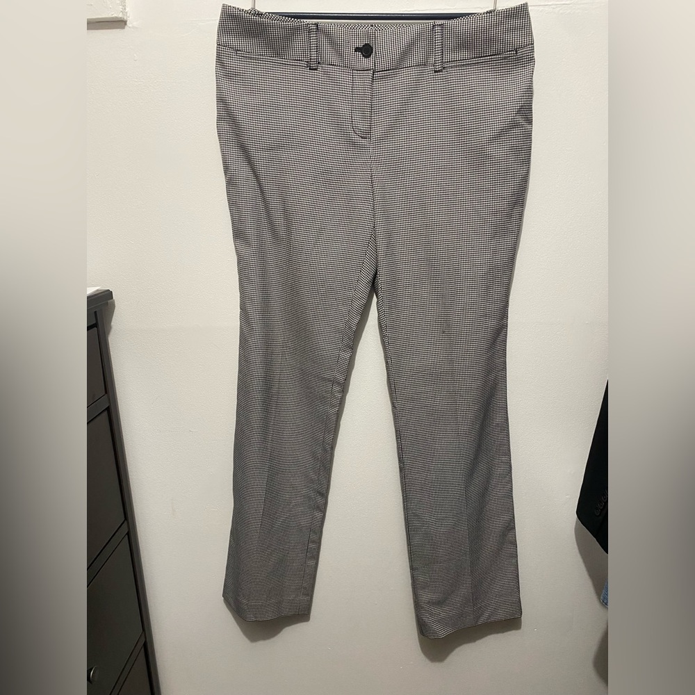 Size 12 MICHAEL KORS Wide Leg Houndstooth Dress Pants